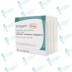 rydapt 25mg (midostaurin/midostaurina/midostaurine)