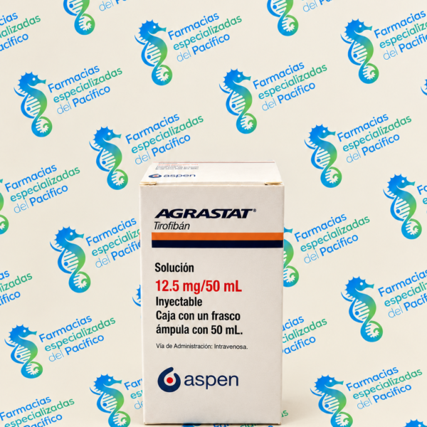 Agrastat 12 5mg/50ml (tirofiban) solución inyectable