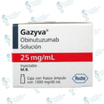 Gazyva 25 mg (obinutuzumab) solución inyectable
