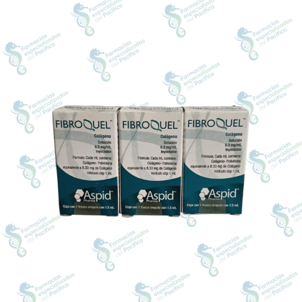 Fibroquel 1.5ml (colágeno) 3 pzs