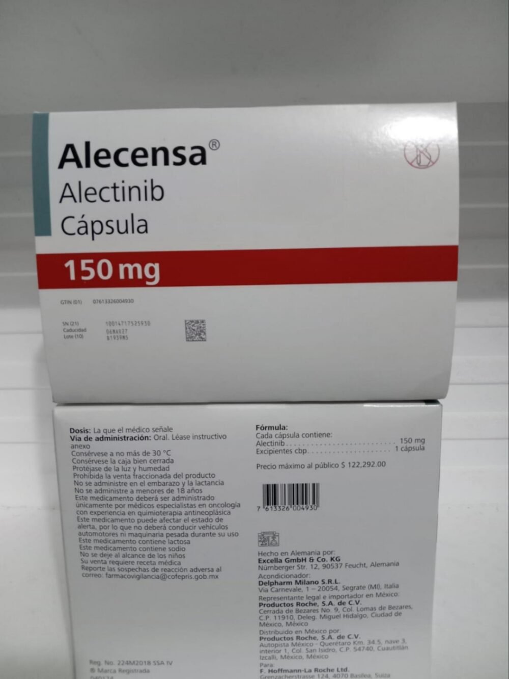 Alecensa 150 mg (alecitinib) caja con 224 tabletas - Image 2