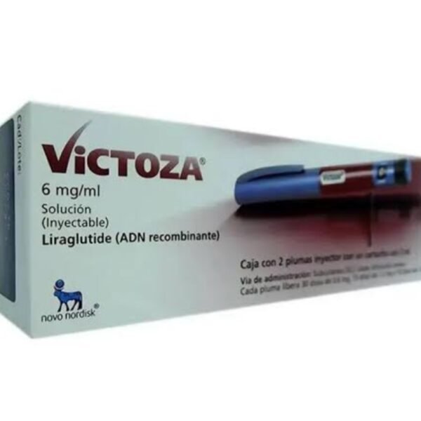 Victoza 6mg/ML (liraglutida) caja con 2 jeringas prellenadas