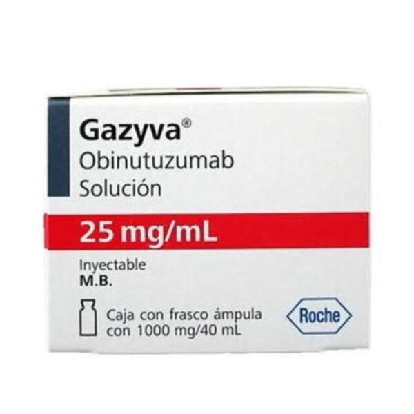 Gazyva 25 mg (obinutuzumab) solución inyectable