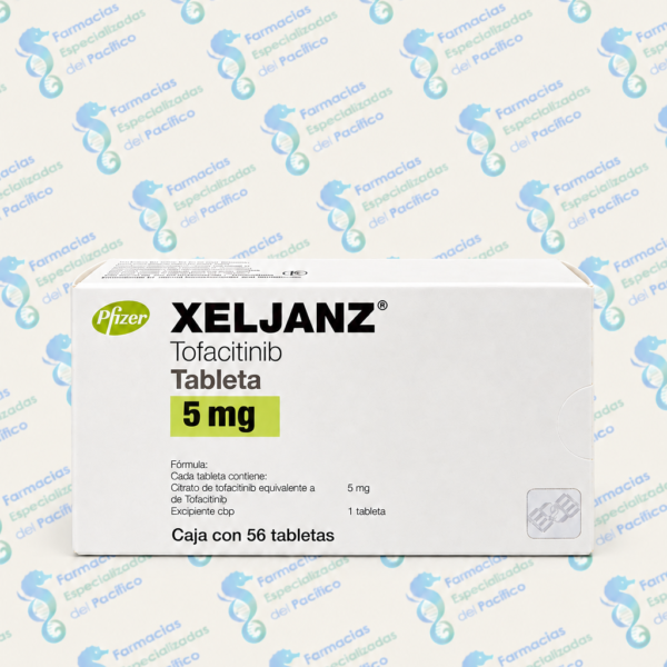 Xeljanz 5mg (Tofacitinib) caja 56 tabletas