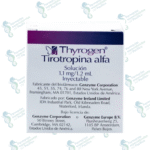 Thyrogen 1.1mg (tirotropina alfa) 2 ampolletas