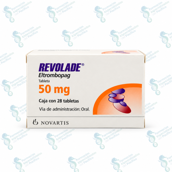 Revolade 50mg (eltrombopag) 28 tabletas