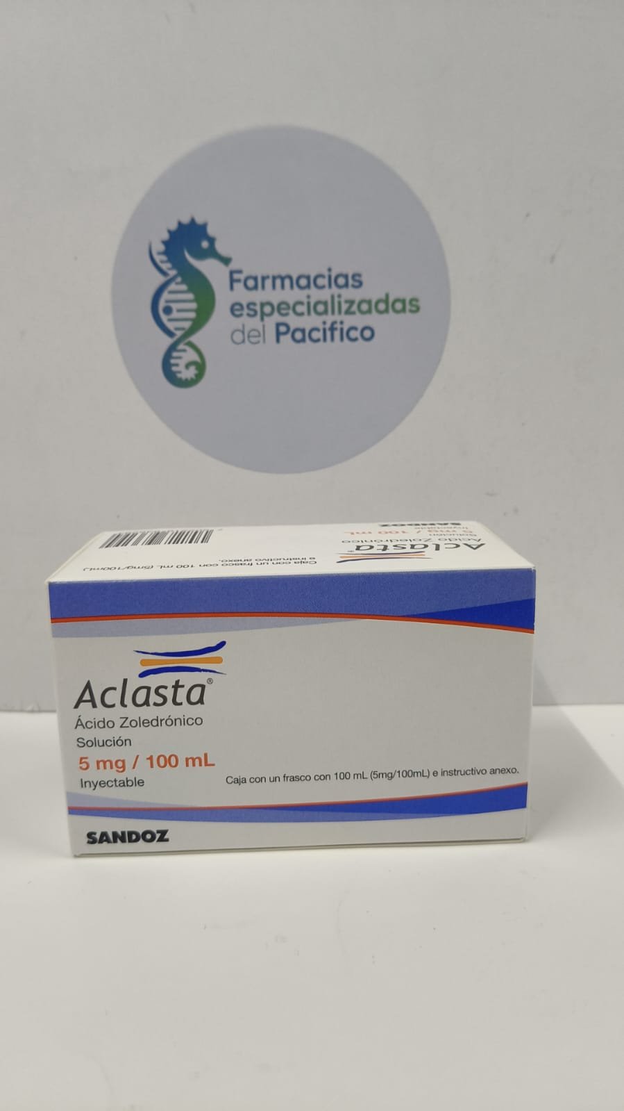 Aclasta 5mg/100ml (ácido zoledronico) solución Imagen 2