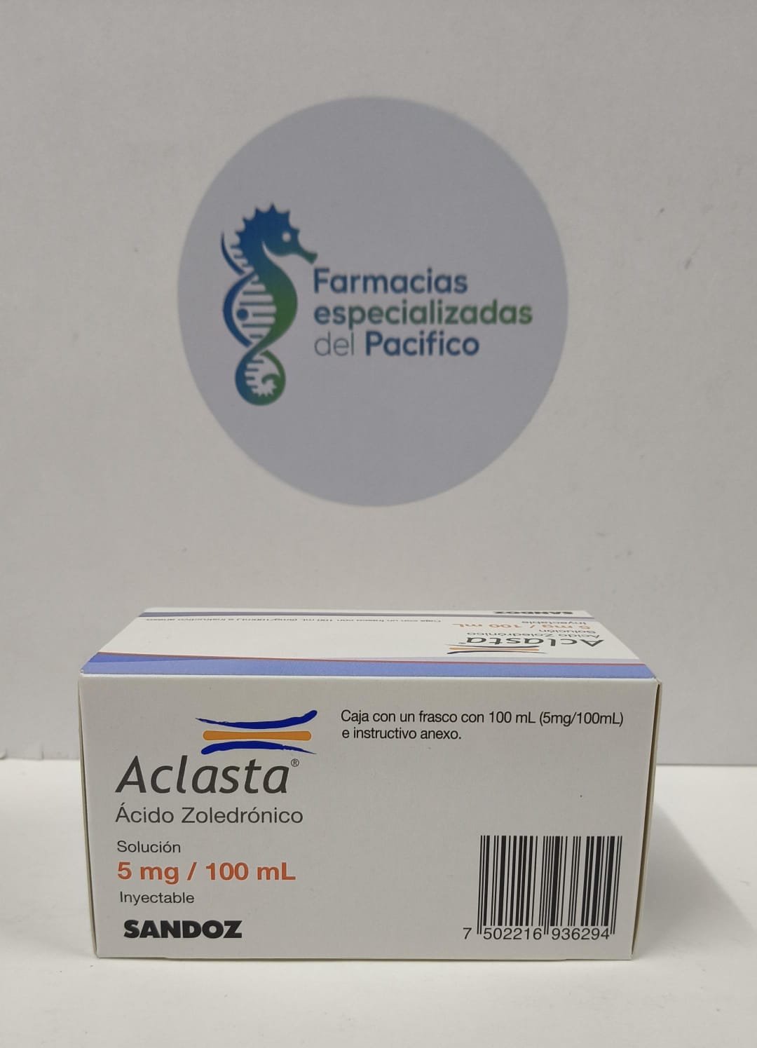 Aclasta 5mg/100ml (ácido zoledronico) solución Imagen 3