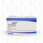 Aclasta 5mg/100ml (ácido zoledronico) solución