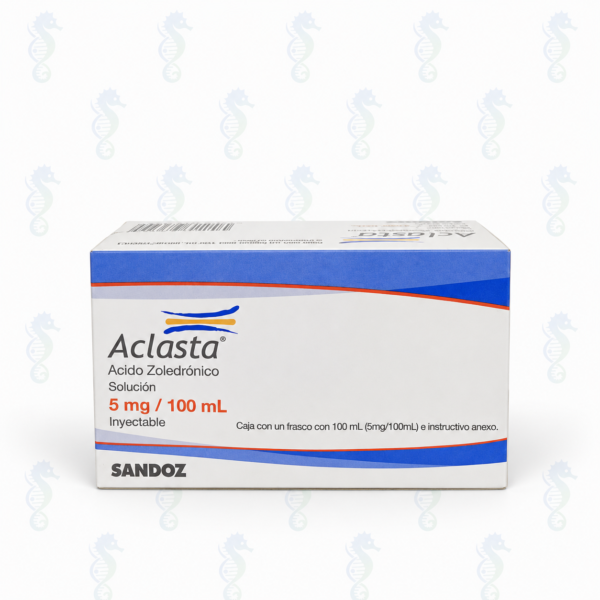 Aclasta 5mg/100ml (ácido zoledronico) solución