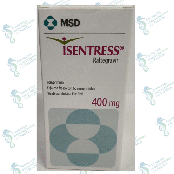 Isentress 400mg (raltegravir) 60 comprimidos