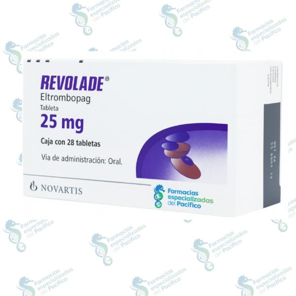 Revolade 25mg (eltrombopag) 28 tabletas