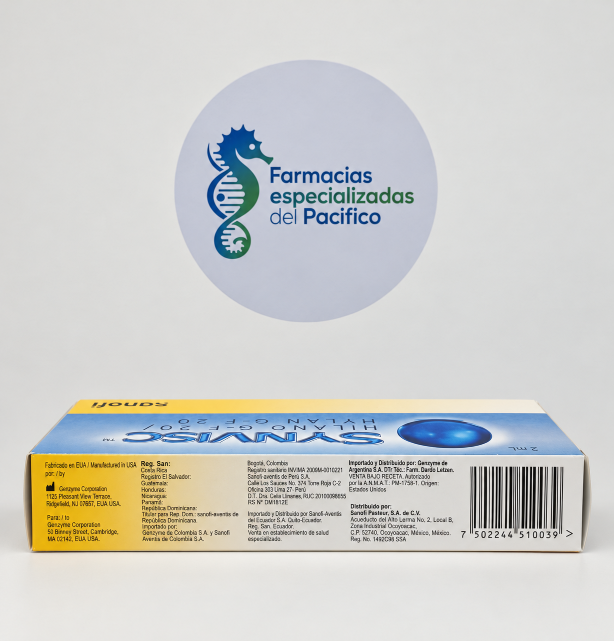 Synvisc 2ml (hilano Gf 20) jeringa prellenada Imagen 4