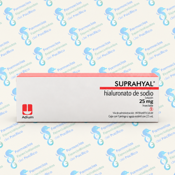 Suprahyal 25mg/2 5ml (ac hialuronico) jeringa prellenada