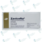 Zavicefta 2g/0.5g (ceftazidima/avibactam) 10 frascos