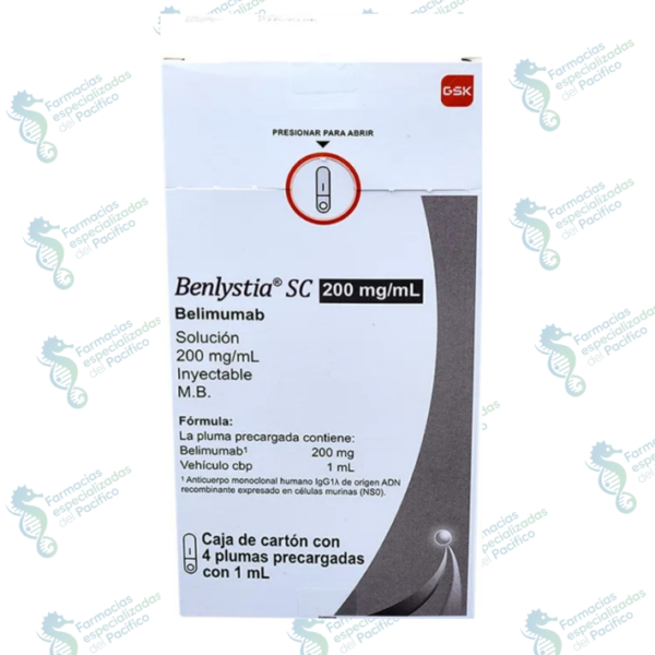Benlystia SC 200mg/ML (Belimumab) 4 plumas precargadas
