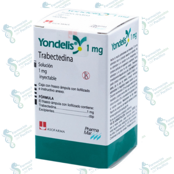 Yondelis 1 mg (trabectedina) solución inyectable