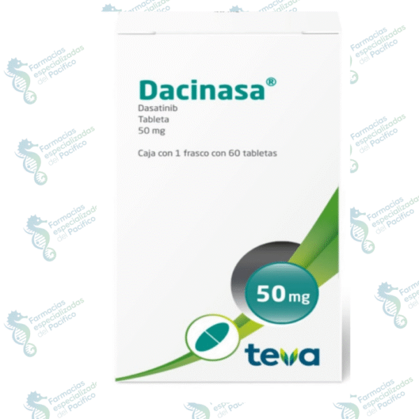 Dacinasa 50 mg (dasatinib) 60 tabletas