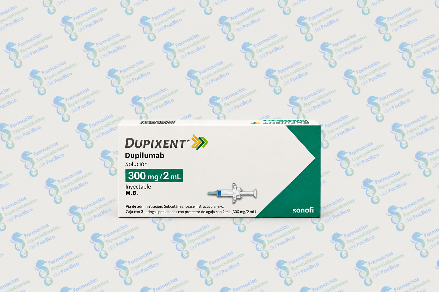 Dupixent 300mg (Dupilumab) 2 jeringas prellenadas