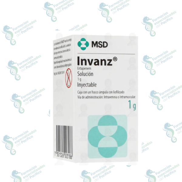 Invanz 1gr (Ertapenem) solución inyectable