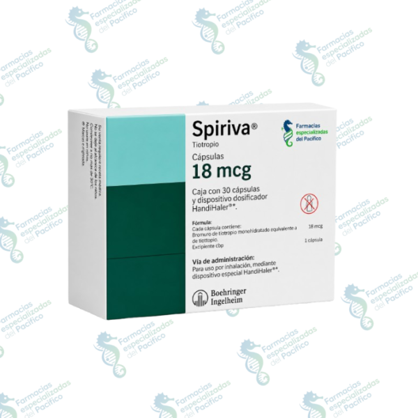 Spiriva 18 mcg cápsulas con dispositivo HandiHaler (Tiotropio)