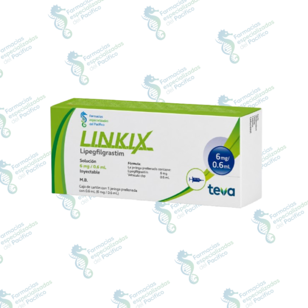 LINKIX 6 mg/0 6 mL solución inyectable (Lipegfilgrastim)