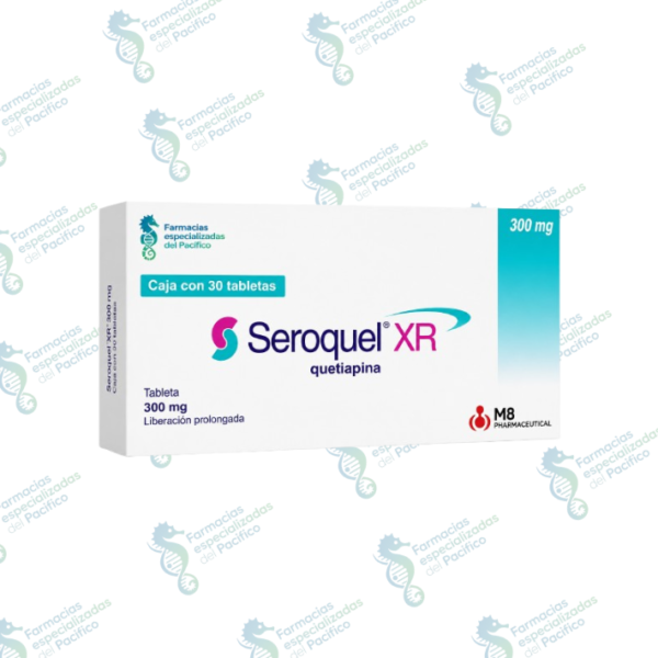 Seroquel XR Quetiapina 300 mg tabletas de liberación prolongada