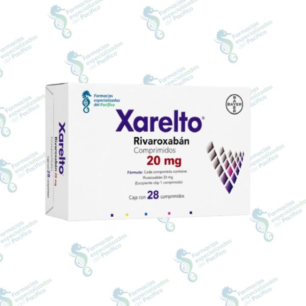Xarelto Rivaroxabán 20 mg comprimidos