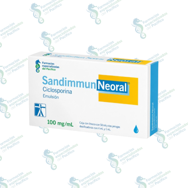Sandimmun Neoral Ciclosporina 100 mg/mL emulsión oral