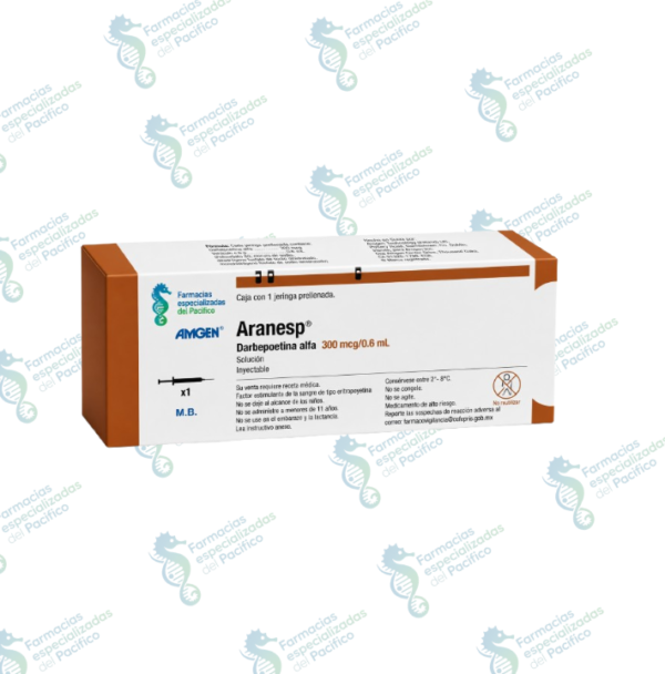 Aranesp Darbepoetina alfa 300 mcg/0.6 mL solución inyectable ...