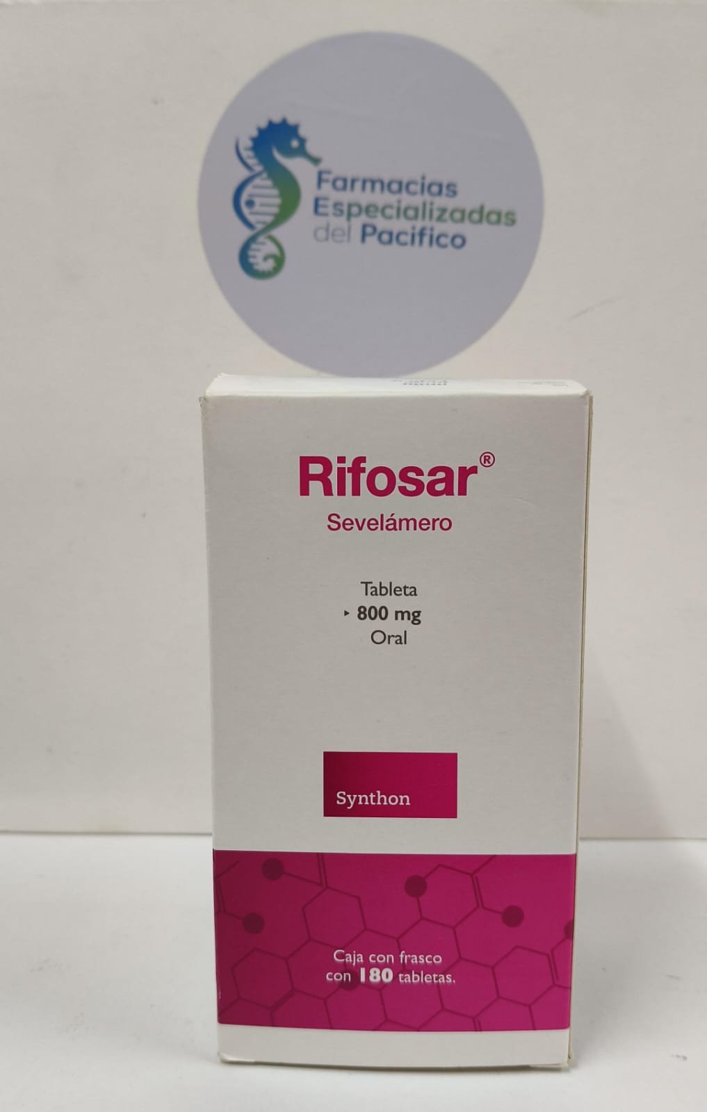 Rifosar 800 mg (Sevelámero) 180 tabletas Imagen 2