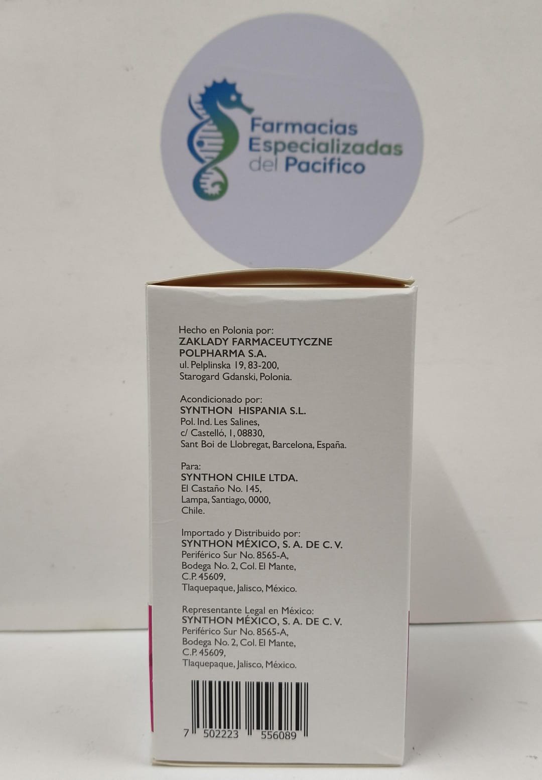 Rifosar 800 mg (Sevelámero) 180 tabletas Imagen 3