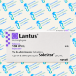 Lantus SoloStar 100 U/mL solución inyectable (Insulina glargina) 5 plumas precargadas