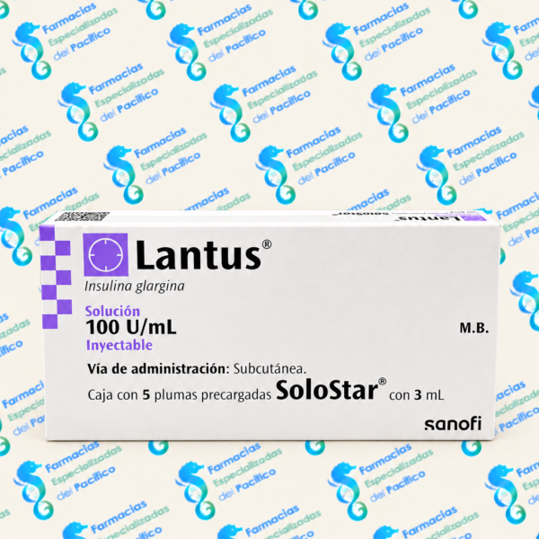 Lantus SoloStar 100 U/mL solución inyectable (Insulina glargina) 5 plumas precargadas